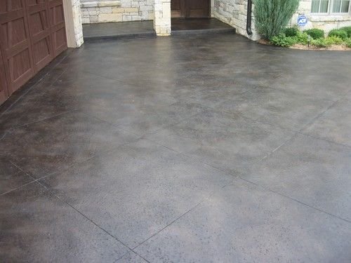 black stained concrete floor services