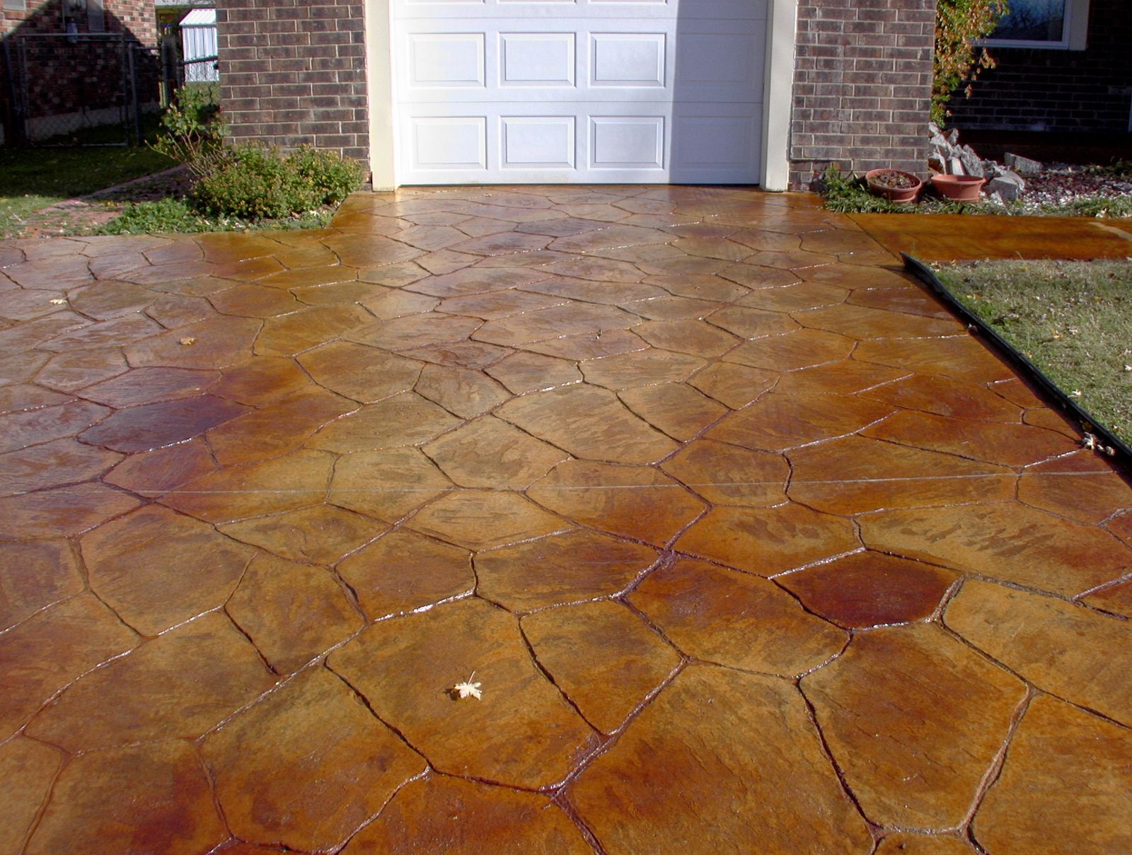 Black Stained Concrete Floor